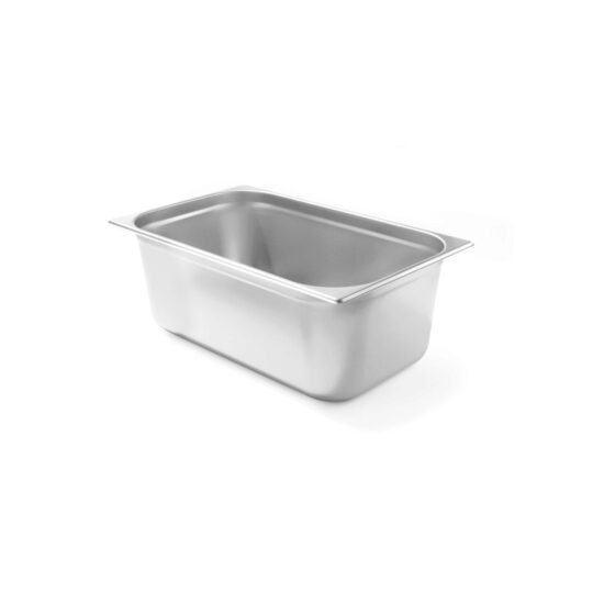 Tava Hendi Gastronorm GN 1/1 20 mm 2.5 lt , gama Budget Line, otel inoxidabil, rezistent la temperatura -40 gr. Celsius/ 300 gr. Celsius