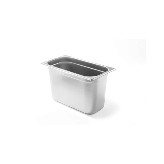 Tava Gastronorm GN 1/3 100 mm 4 lt , inox, gama Hendi Budget Line