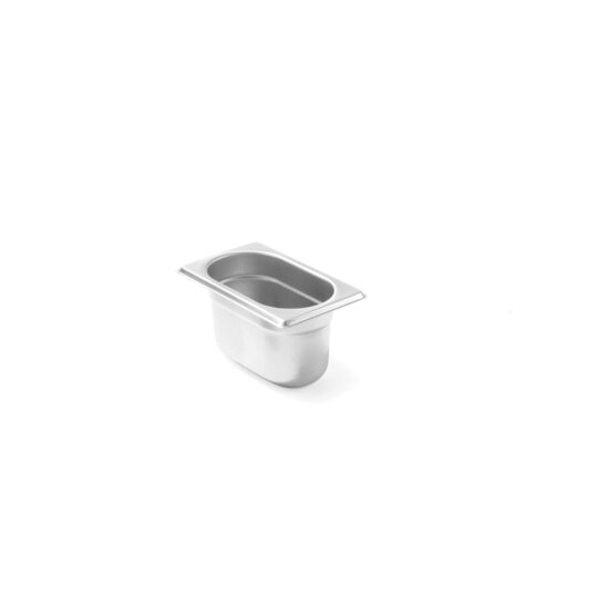 Tava Hendi Gastronorm GN 1/9 65 mm 0.6 lt , gama Budget Line, otel inoxidabil