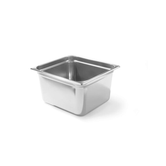 Tava Hendi Gastronorm GN 2/3 100 mm 9 lt - gama Profi Line, otel inoxidabil