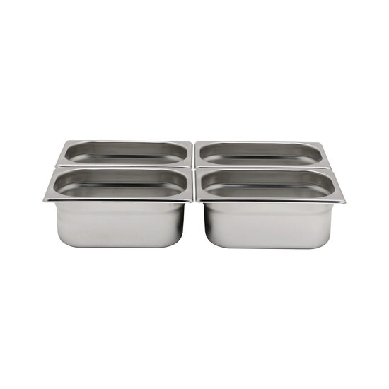 Tava Hendi Gastronorm GN 1/4 200 mm 5.5 lt - gama Profi Line, otel inoxidabil