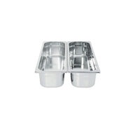 Tava Hendi Gastronorm GN 2/4 40 mm 2.5 lt - gama Profi Line, otel inoxidabil