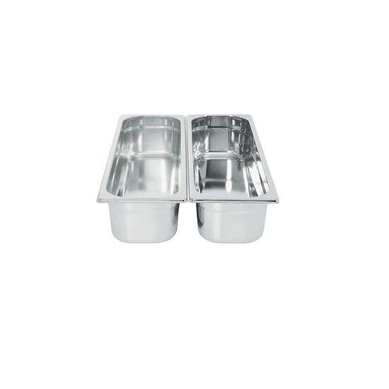 Tava Hendi Gastronorm GN 2/4 40 mm 2.5 lt - gama Profi Line, otel inoxidabil