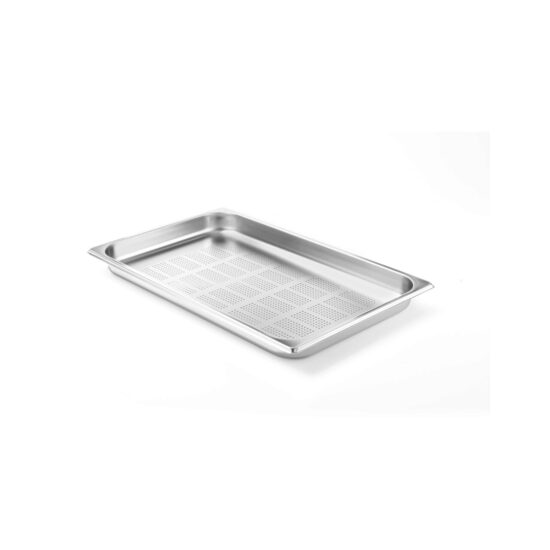 Tava Hendi perforata Gastronorm GN 1/1 20 mm 2.5 lt - gama Profi Line, otel inoxidabil