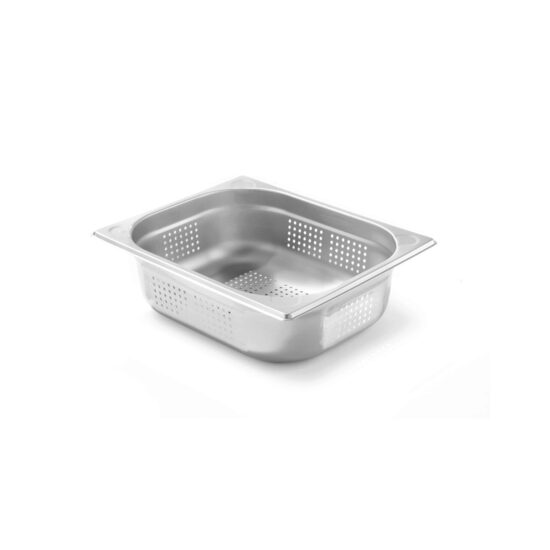 Tava Hendi perforata Gastronorm GN 1/2 40 mm 2 lt - gama Profi Line, otel inoxidabil