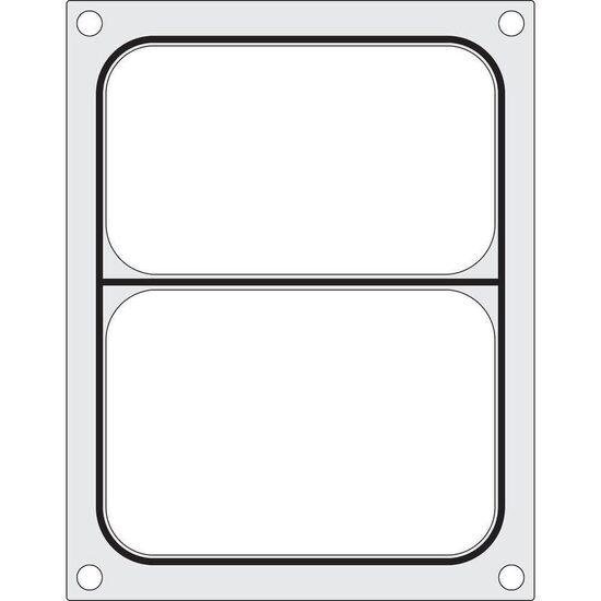 Matrita sigilare pentru doua recipiente 178x113 mm