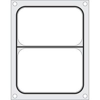 Matrita sigilare pentru un recipient cu doua compartimente 227x178 mm