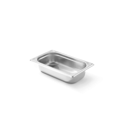 Tava Gastronorm GN 1/3 100 mm 3.4 litri - gama Hendi Kitchen Line, inox