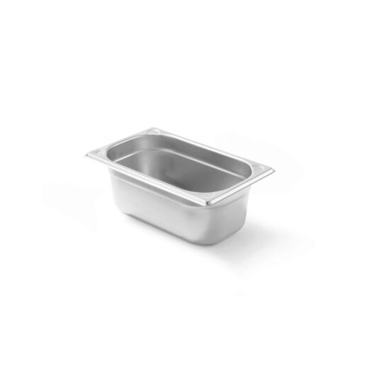 Tava Hendi Gastronorm GN 1/4 100 mm 2.7 lt - gama Kitchen Line, otel inoxidabil