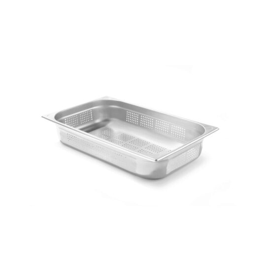 Tava Hendi perforata Gastronorm GN 1/1 40 mm 5.3 lt - gama Kitchen Line, otel inoxidabil