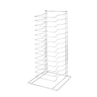 Stand pizza cu 14 compartimente, 300x305x(H)680 mm
