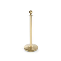 Stalp de delimitare, acces sau ghidare, finisaj tip oglinda, Hendi, Inox, Auriu, diametru baza 360 mm, inaltime stalp 1010 mm