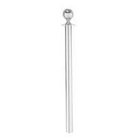 Stalp de delimitare Hendi, argintiu, finisaj tip oglinda, inox, ø51x935mm – BAZA NU ESTE INCLUSA