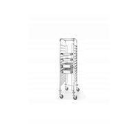 Carucior transport profesional pentru tavi servire Inox REVOLUTION Hendi capacitate 15 containere GN 1/1 sau 30 GN 1/2 containere sau 45 GN 1/3 containere