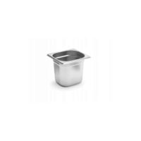 Tava gastronorm GN 1/6 din inox 18/10, 176x162xH150 mm Revolution by Hendi rezistenta la temperaturi de la  -40 C pana la 300C