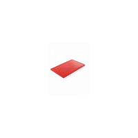 Tocator rosu, GN1/1 - 530x325X(H)15 mm, polietilena HDPE 500, Hendi, cu 2 fete taiere, potrivit si pentru uz profesional