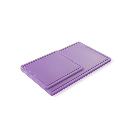 Tocator bucatarie GN 1/1, 530x325 mm, polipropilena HDPE, violet -pentru alimente ne-alergene, Hendi, respecta normele HACCP