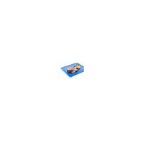 Tocator albastru, 26.5x32.5x(H)1.2 cm - GN1/2, cu sant de scurgere, polietilena HDPE 500, respecta normele de igiena HACCP, Hendi