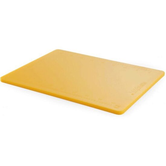 Tocator Perfect-Cut galben, 500x380x(H) 12 mm, Hendi, polietilena HDPE potrivit si pentru uz profesional