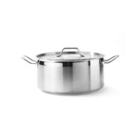 Oala cu capac 4 Lit, 20 cm diametru x13 cm inaltime, inox, gama Hendi Profi Line