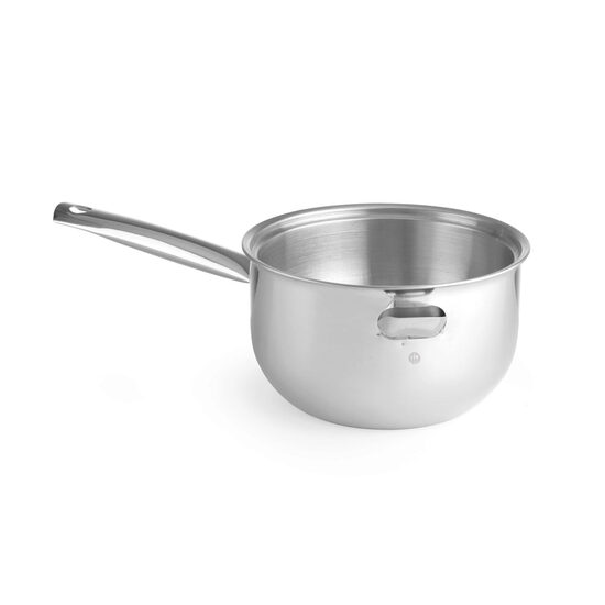Tigaie Bain-Marie Hendi, 1litru, Inox, cu pereti dubli si rezervor pentru apa, 330x165x(h)95mm