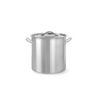 Oala profesionala inalta cu capac 21 lt, inox, 30x30 cm, Revolution by Hendi