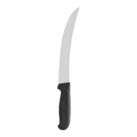 Cutitul macelarului curbat, Pirge, maner negru,L 260mm