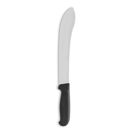Cutitul macelarului curbat, Pirge, maner negru,L 250mm