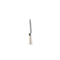 Cutit japonez "Sashimi", Hendi, serie de top, lama 24 cm, cutit 37 cm, grosime lama 4 mm din aliaj de carbon, maner traditional lemn