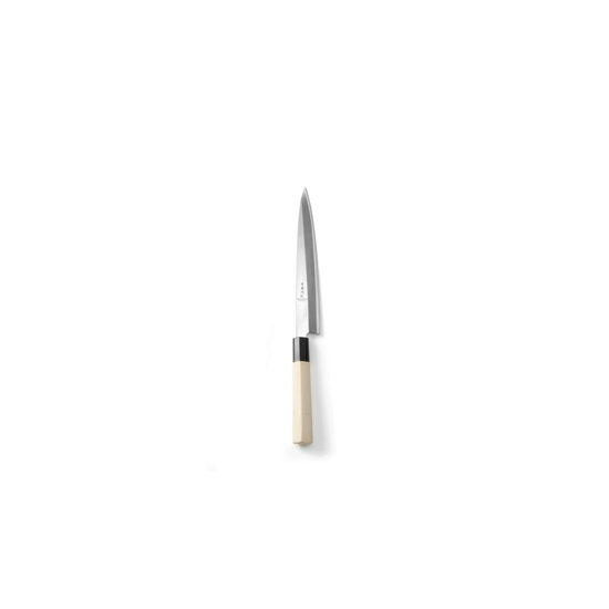 Cutit japonez "Sashimi", Hendi, serie de top, lama 21 cm / cutit 34 cm, lama aliaj carbon grosime 4 mm