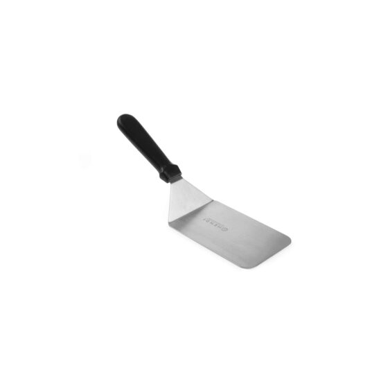 Paleta / spatula solida din inox, universala, Hendi, 15x10.1 cm, maner polipropilena