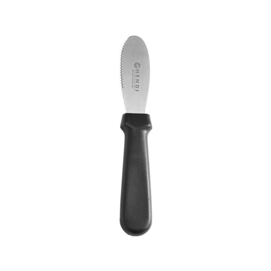Cutit unt, Hendi, lama zimtata din inox, lungime 22.5 cm