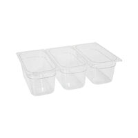Tava Hendi Gastronorm GN 1/3 150 mm 5.7 litri, policarbonat transparent