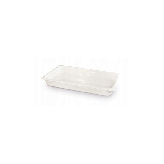 Tava profesionala Gastronorm 1/1 policarbonat alb 65 mm inaltime, Hendi