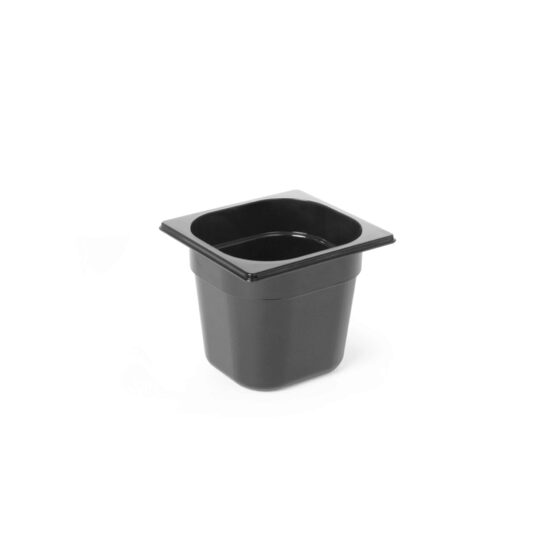 Tava Hendi Gastronorm GN 1/6 150 mm 2.4 lt - policarbonat negru