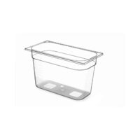 Tava Hendi Gastronorm GN 1/4 100 mm 2.8 lt,  TRITAN free BPA, rezistenta la temperatura -40 gr. Celsius/ 90 gr. Celsius