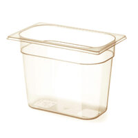 Tava gastronorm GN 1/4 din policarbonat, Hendi, 1.7 litri, 265x162x65(h)mm, BPA free, rezistenta la temperaturi -40 pana la 150 C, rezistenta mare la impact