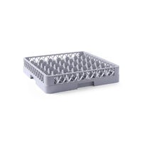 Cos pahare pentru masina de spalat pahare Hendi Polipropilena 49 compartimente 500x500x(H)104 mm Gri