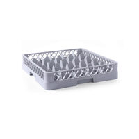 Cos universal pentru masina de spalat vase, polietilena, Gri Hendi 36 compartimente, 500x500x(H)104 mm