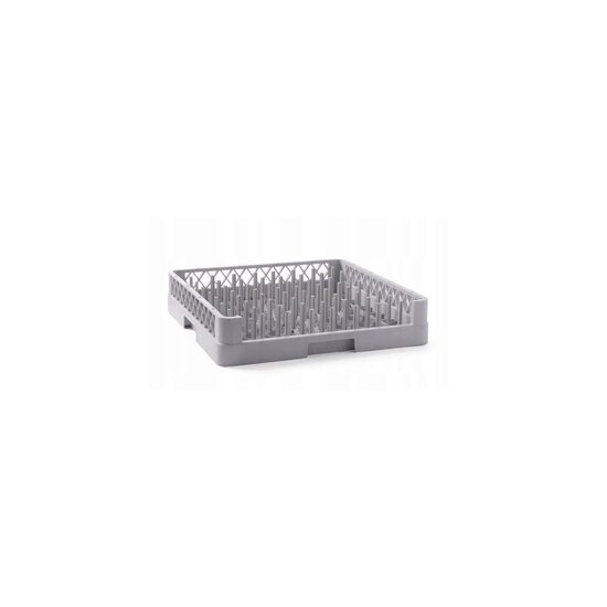 Cos universal pentru masina de spalat vase polietilena Hendi, Gri 500x500x(H)100 mm