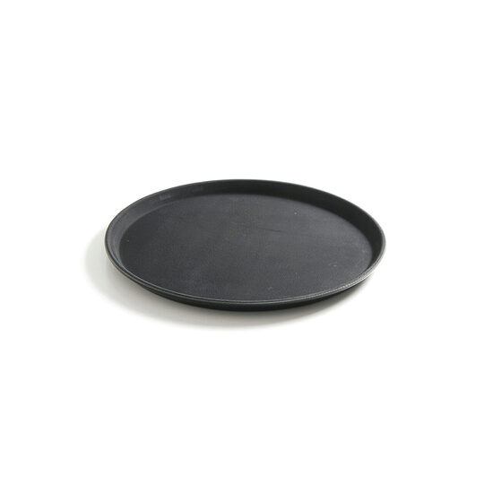Tava servire rotunda 36 cm, polipropilena, suprafata cauciuc anti-alunecare, Hendi