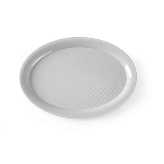 Tava fast food ovala gri Hendi, 265x195x(H)20 mm