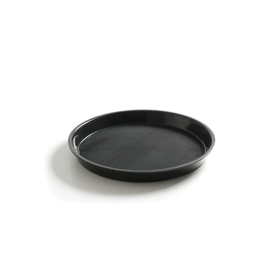 Tava servire rotunda, diametru 32 cm, margine inalta, cu strat anti-alunecare, Hendi