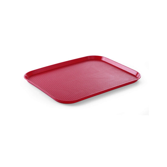 Tava servire din polipropilena, 350 x 450 mm, rosie, Hendi