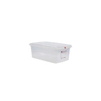 Cutie depozitare cu capac, 28 lt, Gastronorm GN1/1, marcaj HACCP, Hendi, polipropilena, 53x32.5x20 cm