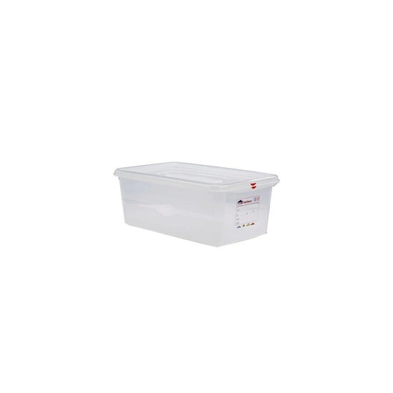 Cutie depozitare cu capac, 28 lt, Gastronorm GN1/1, marcaj HACCP, Hendi, polipropilena, 53x32.5x20 cm