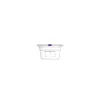 Tava gastronorm GN1/2, 325x265x(H)200 mm, 12.5 litri cu marcaj HACCP, polipropilena, Hendi
