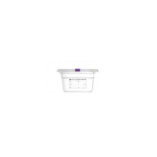 Tava gastronorm GN1/2, 325x265x(H)200 mm, 12.5 litri cu marcaj HACCP, polipropilena, Hendi