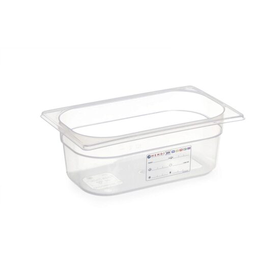 Tava gastronorm GN1/3, 325x176x(H)150 mm, 5.7 lt, cu marcaj HACCP, polipropilena, Hendi