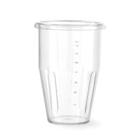Pahar din policarbonat pentru Milkshaker Hendi 224038, gradat, 1 L